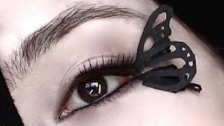 DIY Paper Butterfly False Lashes [upl. by Ravi]