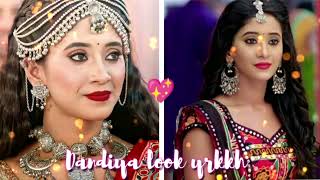 yeh rishta kya kehlata hai Navratri garba look 💖Nagada sang Dhol songDandiya music 🎵 [upl. by Remled220]