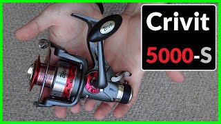 Crivit 5000S Freespool Fishing Reel Baitrunner from Lidl Unboxing amp Review [upl. by Darlene]