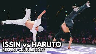 Bboy Issin vs Bboy Haruto  Respect Culture Taiwan 2024 [upl. by Oidale777]