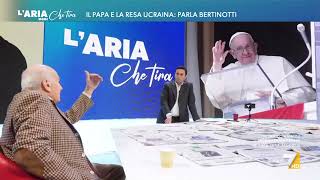 Fausto Bertinotti elogia Papa Francesco quotPer uscire da questo culdesac ci vuole il coraggio [upl. by Komara]