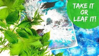 Gelli Printing with Leaves and Other Organic Materials  Gel Plate Technique Tutorial [upl. by Gaiser]