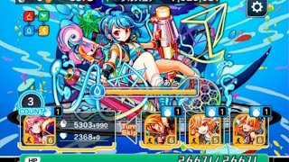 【クラッシュフィーバー】ランキングクエスト ユークリッドチャレンジ [upl. by Ettenaj708]