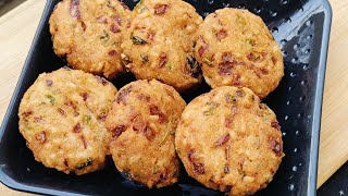 murmure ki crispy tikki  puffed rice snack  easy recipe [upl. by Ahtelra]