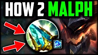 How to Malphite amp CARRY Top Best BuildRunes  Malphite Beginners Guide Season 14 [upl. by Quita875]