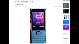 GDL G86 flash file 2 [upl. by Pilihp]