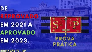 PROVA DE DIGITAÇÃO TJSP 2023 Aprovado na prova de digitação TJSP grande São Paulo Escrevente TJSP [upl. by Inait]