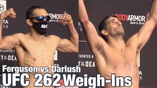 UFC 262 Official WeighIns Tony Ferguson vs Beneil Dariush [upl. by Veno102]