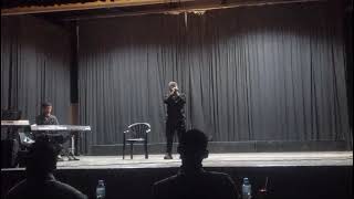 Billie Eilish  No Time To Die cover by Ukhona Mbali Live at the annual BTHS Talent Show [upl. by Valencia362]