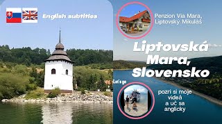 Liptovská Mara I Penzión Via Mara I História I Pláž Liptovský Trnovec I loď Mária I LIPTOV SLOVAKIA [upl. by Ailegave]