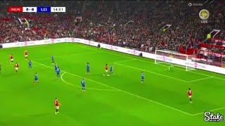 Casemiro Long Range Wonder Goal  Manchester United Vs Leicester City  Caraboa Cup  30102024 [upl. by Haerb788]