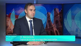 Szerda Este  A hét témája  Vendég Barcza Attila  20241113 – SopronTV [upl. by Ellennej]