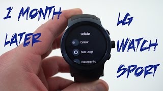 LG Watch Sport One Month Later Not an LTE Capable Watch [upl. by Angela]