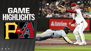 Pirates vs Dbacks Game Highlights 72624  MLB Highlights [upl. by Eidnahs]