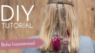 Sieraden maken met Kralenwinkel Online  Boho haarsieraad [upl. by Anicul747]