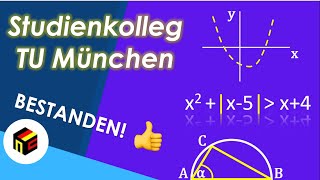 Mathe Aufnahmeprüfung TU München  2021 [upl. by Sheryl538]