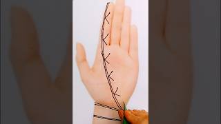 Alphabet K Mehndi Design Simple Mehndi Design Youtube Short Video [upl. by Kassia]