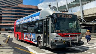 WMATA Metrobus 2010 New Flyer DE40LFA 6477 on Route Y8 [upl. by Luebke]