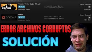 Error de archivos corrupto en Steam SOLUCIÓN 2020 [upl. by Reagan883]