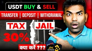 Tax on USDT BuySell amp DepositWithdraw 202425 Fully Explained In Hindi [upl. by Adnwahs]