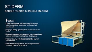 Fabric Cloth Folding Machine  Suntech Textile Machinery [upl. by Suez]