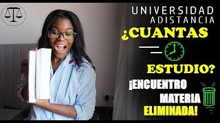 UNED ¿DÓNDE VER LA MATERIA ELIMINADA ¿CUÁNTAS HORAS ESTUDIO  CIENCIAS JURÍDICAS [upl. by Lewes]