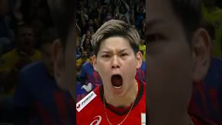 Legend speed spike in JAPAN vs ARGENTINA shorts volleyball [upl. by Iramat381]