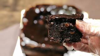 Brownies  Fudgy  Dark Chocolate Brownies [upl. by Solhcin673]