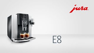 JURA E8  Kaffeevollautomat  Fully automatic coffee machine [upl. by Girish]