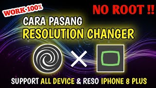 SOLUSI‼️CARA PASANG RESOLUTION CHANGER TANPA ROOT DENGAN APLIKASI BREVENT🔥SUPPORT ALL DEVICE [upl. by Eenaj]