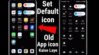 how to restore default iconshow to set default icon in oppo a16restore default file formatand icon [upl. by Llewop150]