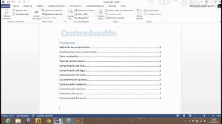 Como Crear una Tabla de Contenido y la Bibliografia en Word Office [upl. by Hoffman]