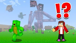 JJ and Mikey VS SIREN HEAD CHALLENGE in Minecraft  Maizen Minecraft [upl. by Eniruam]