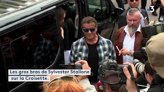 Sylvester Stallone  la légende fait le show à Cannes [upl. by Hillinck]