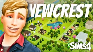 On rénove Newcrest dans les Sims 4 🔨 [upl. by Yrekaz]