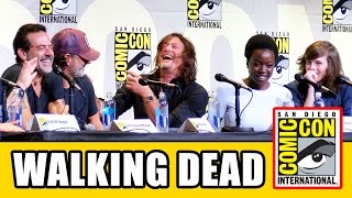 THE WALKING DEAD Comic Con Panel Part 1  Season 7 Norman Reedus Andrew Lincoln [upl. by Ahseek]