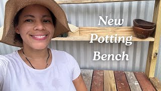 Building My New Potting Bench [upl. by Salter979]