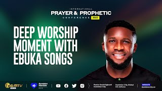 EBUKA SONGS ministration at PRAYER amp PROPHETIC CONFERENCE 2023 ebukasongs prayers worship [upl. by Gewirtz]