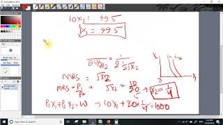 12 Optimal Commodity Purchase  QuasiLinear Utility Function [upl. by Eiramyllek659]