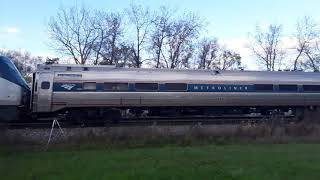 Amtrak P063 with a Metroliner cab car [upl. by Emarie]