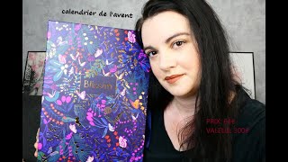 Calendrier de lavent 2022 BLISSIM Unboxing spoiler [upl. by Ahtabbat]