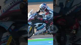 Garrett Gerloff saves it in STYLE in FP3 🕺  FRAWorldSBK 🇫🇷 [upl. by Hinze]