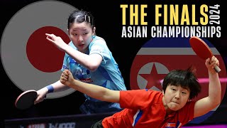 FULL MATCH  Miwa Harimoto vs Kim Kum Yong  Finals 2024 Asian Championships [upl. by Jabon]