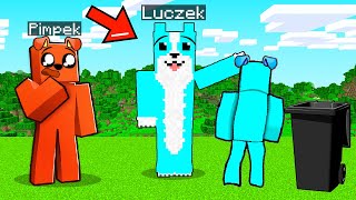 ZMIENIŁEM SKIN PIESKA w Minecraft 😍🐶 nowy [upl. by Wiebmer839]