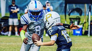 westchase colts 9u QB DE djsocool highlights vs Pinellas park panthers 240 win [upl. by Peoples]