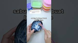 SABUN BATANG BUAT BIKI SLIME EMANG BISA diy shorts [upl. by Annauqahs702]