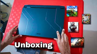 Acer Nitro 5 i5 12 th gen RTX 3050 Gaming Laptop Unboxing  Games Test [upl. by Mercorr]