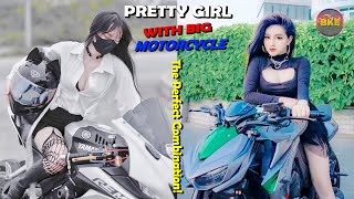 Cute Girls on Fast Bikes  Ultimate Compilation for Motorcycle Lovers  Amazing Motorcycle Moments [upl. by Onaimad]