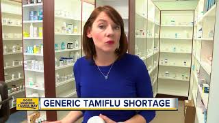 Local pharmacy turning generic Tamiflu capsules into liquid during drug shortage [upl. by Bonnibelle]