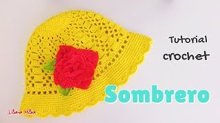 Como tejer un Sombrerito para niñas a crochet ganchillo [upl. by Duncan]